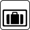 Pictogram Bagage opbevaring, betjent