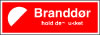 Sikkerhedsskilt Branddør, hold den lukket