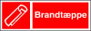 Sikkerhedsskilt Brandtæppe