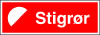 Sikkerhedsskilt Stigrør