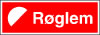 Sikkerhedsskilt Røglem