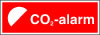 Sikkerhedsskilt CO2 alarm