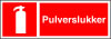 Sikkerhedsskilt Pulverslukker