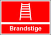 Sikkerhedsskilt Brandstige
