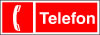 Sikkerhedsskilt Telefon