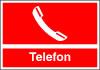 Sikkerhedsskilt Telefon