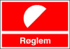 Sikkerhedsskilt Røglem