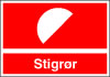 Sikkerhedsskilt Stigrør