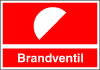 Sikkerhedsskilt Brandventil