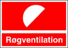 Sikkerhedsskilt Røgventilation