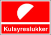 Sikkerhedsskilt Kulsyreslukker