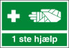 Sikkerhedsskilt 1ste hjælp
