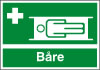 Sikkerhedsskilt Båre