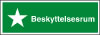 Sikkerhedsskilt Beskyttelsesrum