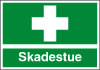 Sikkerhedsskilt Skadestue