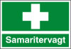 Sikkerhedsskilt Samaritervagt