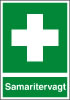 Sikkerhedsskilt Samaritervagt