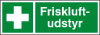 Sikkerhedsskilt Friskluftudstyr