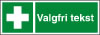 Sikkerhedsskilt Valgfri tekst