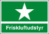 Sikkerhedsskilt Friskluftudstyr