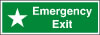 Sikkerhedsskilt Emergency Exit
