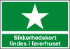 Sikkerhedsskilt Sikkerhedskort findes i førerhuset