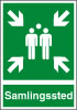 Sikkerhedsskilt Samlingssted