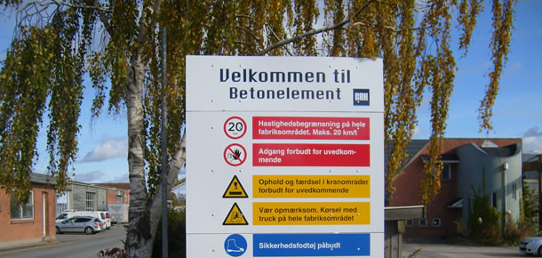 sikkerhedsskilte