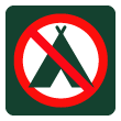 naturstyrelsen - campering forbudt