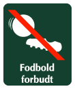 naturstyrelsen - fodboldspil forbudt