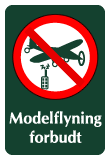 naturstyrelsen - modelflyvning forbudt