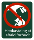 naturstyrelsen - henkastning af affald forbudt