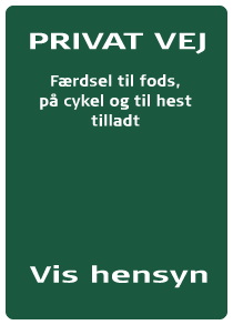 naturstyrelsen privat vej