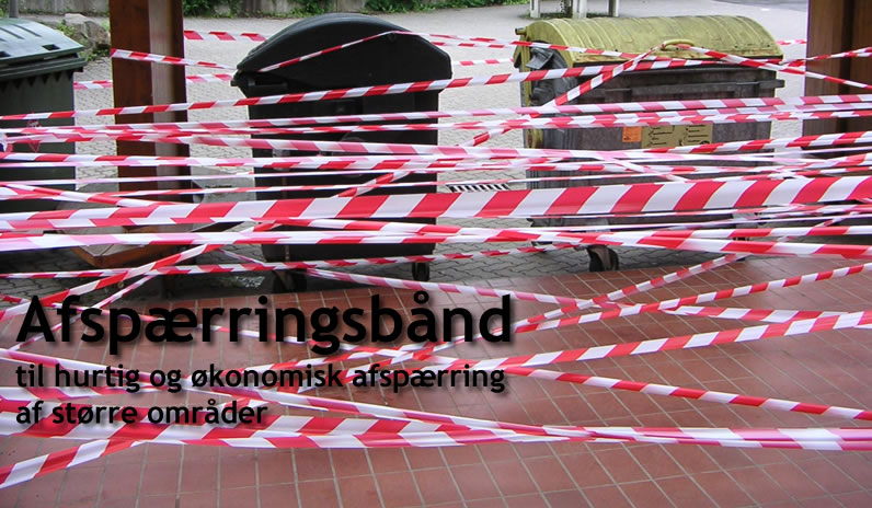 afspærringsbånd - minestrimmel