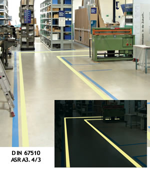 anti-slip vejvisnings striber