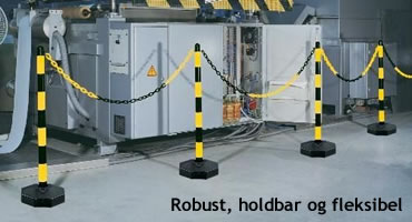 kædestandere gul/sort
