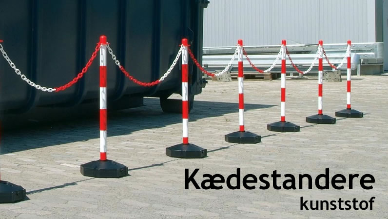 kædestandere i kunststof