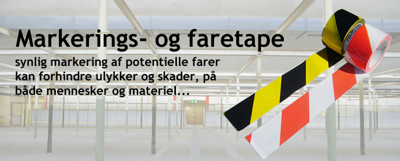 markeringstape og faretape