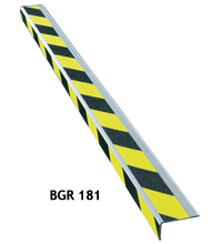 anti-slip aluminium trappe forkant
